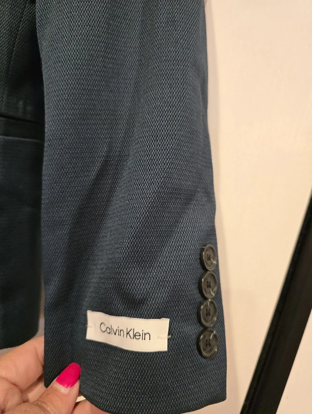 Calvin Klein Boy's Size 10 Teal Two-Button Blazer. NWT MSRP $125